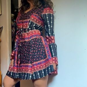 American Rag Multicolor Long Sleeve Dress